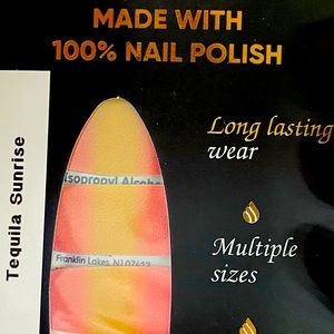 Rarity Nail Strips “Tequila Sunrise”